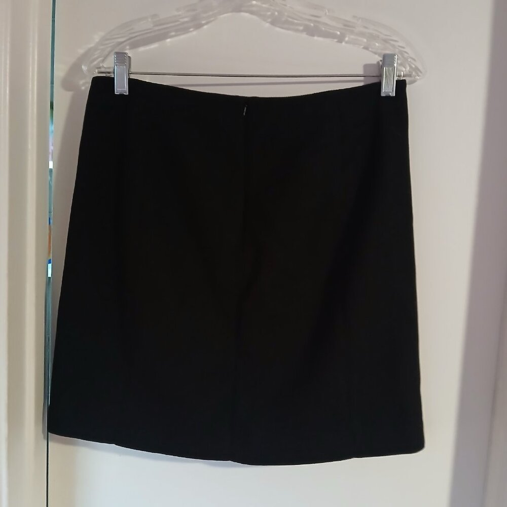 Banana Republic Women's Classic Black A-Line Skirt Size 6 - Picture 5 of 7